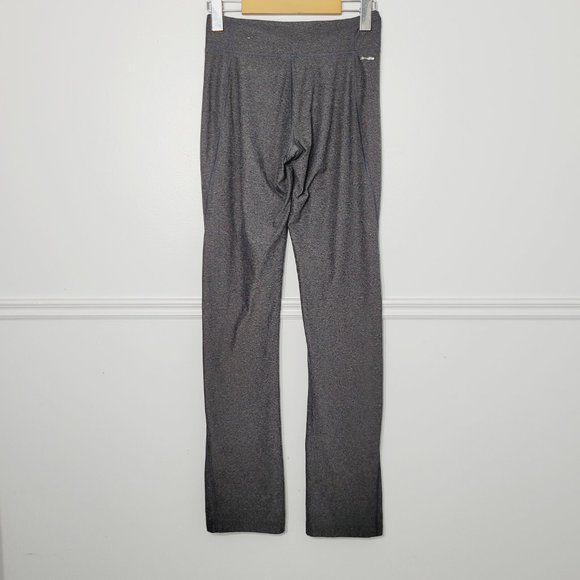 Adidas | Womens Climalite Athletic Leggings Gray Heathered Straight Leg Yoga XS - Picture 6 of 10